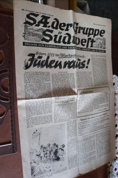 Zeitung Beilage SA der Gruppe Südwest   Nr. 20 - 1938